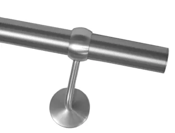 Handlauf mit Rohrdurchmesser 33,7mm und Ringträger