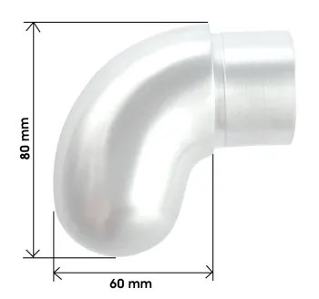 Endstück für Handlauf, für Rohr 48,3/2,0 mm