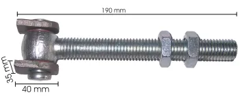 Eisen-Torband M22, teilverzinkt, Sonderposten