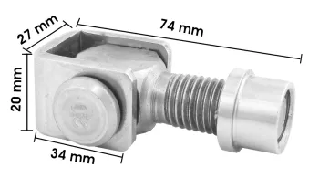 Edelstahl-Torband, M16-Gewinde